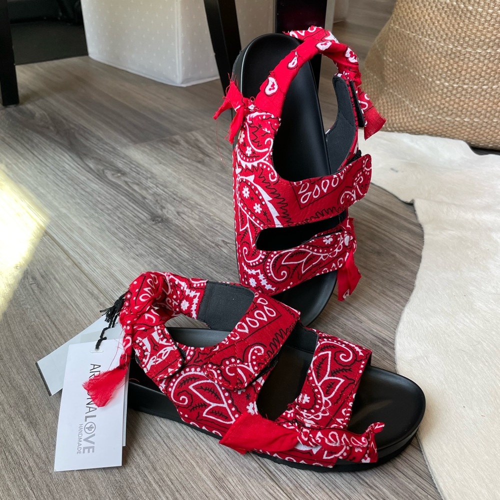 Arizona Love Red Apache Sandal size 7 (37)
